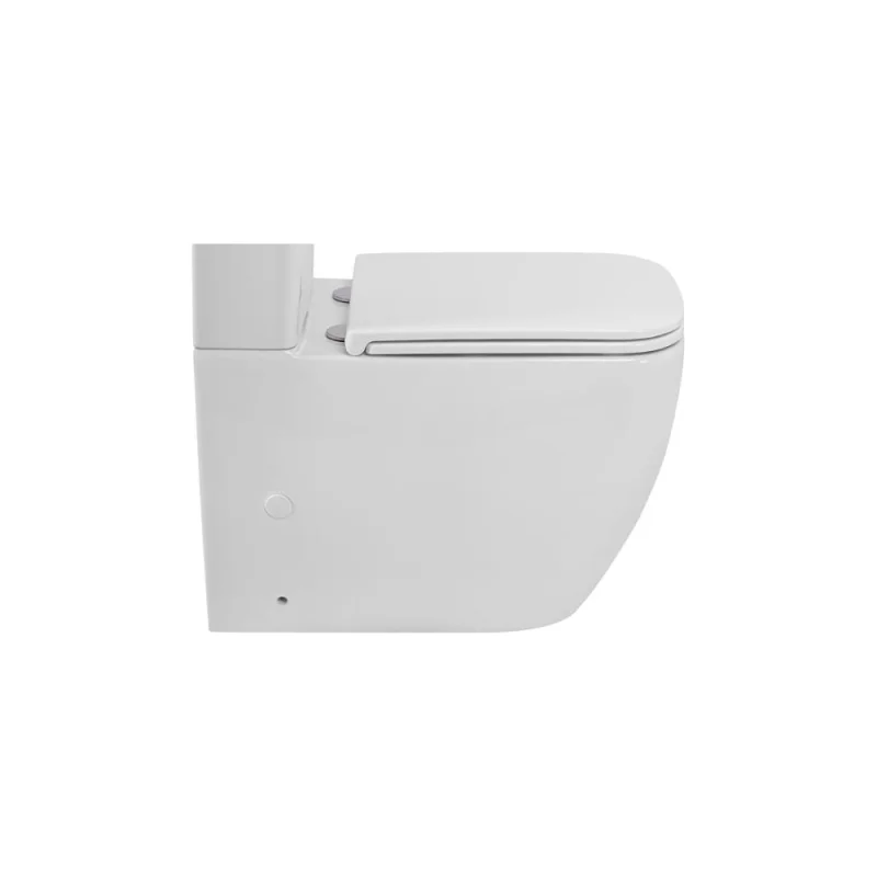 Чаша унитаза безободкового BelBagno LUCE-TOR со смывом "Торнадо" с сиденьем дюропласт soft close, P-trap, BB2197CP-TOR/SC