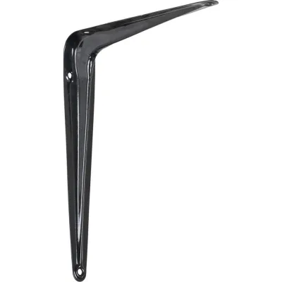 Кронштейн жестяной VORMANN 250x300x44 мм, цвет: черный лак, 00150 250 LS