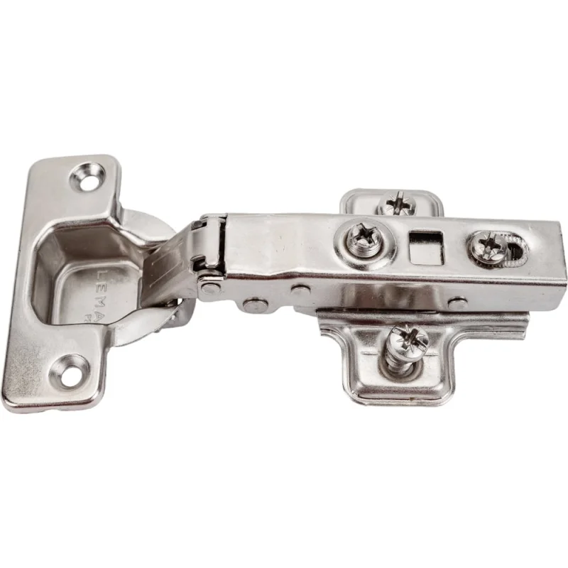 Петля Lemax PROF clip-on, с доводчиком и евровинтами, 110 градусов, накладная, 2 шт. 2pcs-M350-Full-V