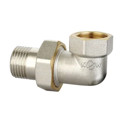 Сгон угловой с накидной гайкой KROMWELL 2", внутренняя - наружная резьба KW.303.09