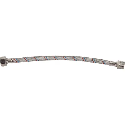 Гибкая подводка для воды (30 см; 1/2"; гайка-штуцер) VALTEC VTf.002.IS.0404030