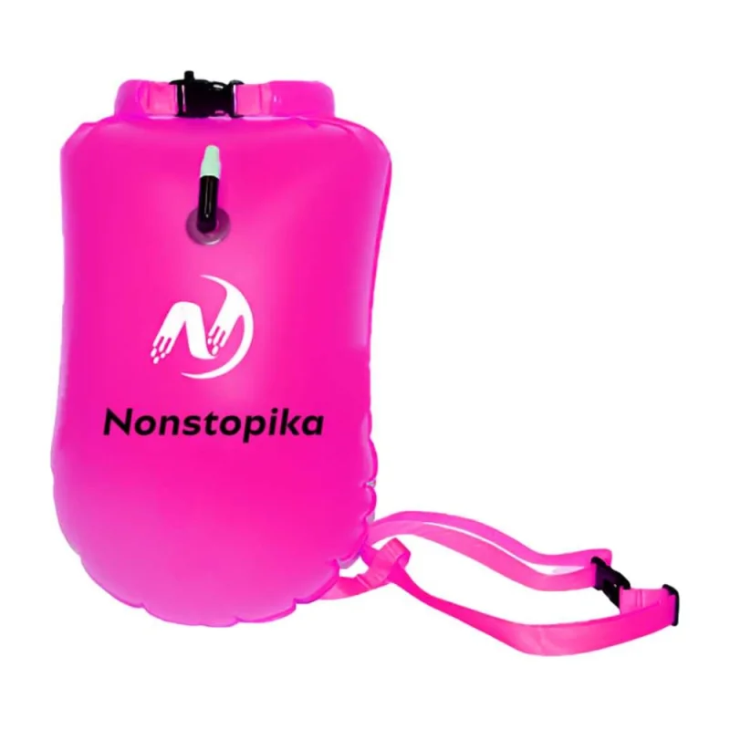 Буй для безопасного плавания Nonstopika 20л, розовый Buoy20l-pink