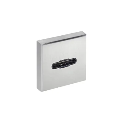 Ключевина сувальдная Doorlock dl es01/s/l/a mbsn матовый никель, квадратная розетка, автоматическая шторка, 1 шт. 73375