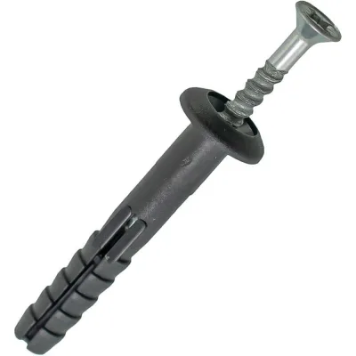 Дюбель с шурупом ГРИБ BlackWeld 6х60, 100 145202