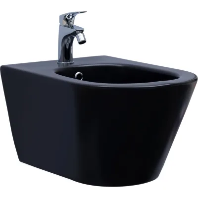Подвесное биде Aquanet LAKE-B2B 530x335 мм., черный матовый 316464 00316464