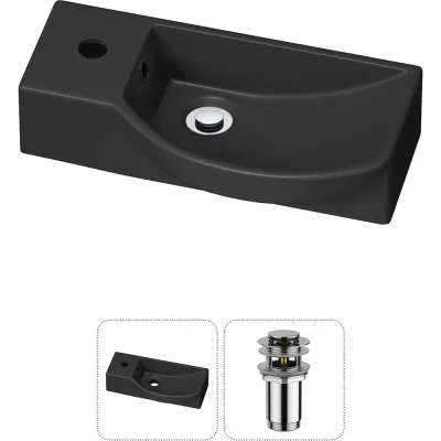 Комплект Wellsee 2 в 1 Lavinia Boho Bathroom Sink накладная/подвесная раковина 45x24 см 20216093R
