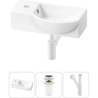 Комплект Wellsee 3 в 1 Lavinia Boho Bathroom Sink накладная/подвесная раковина 40x23 см 20216028R
