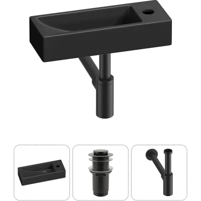 Комплект Wellsee 3 в 1 Lavinia Boho Bathroom Sink накладная/подвесная раковина 38x14 см 20215957R