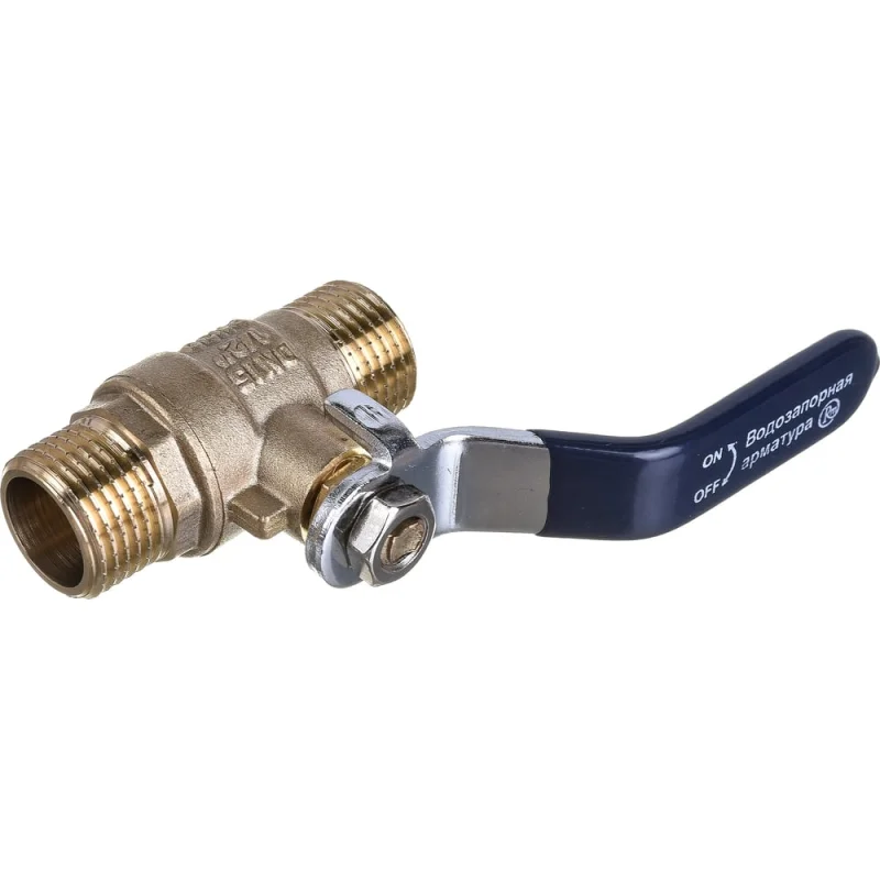 Шаровой кран ZOX 1/2'' нар/нар, рукоятка 547437