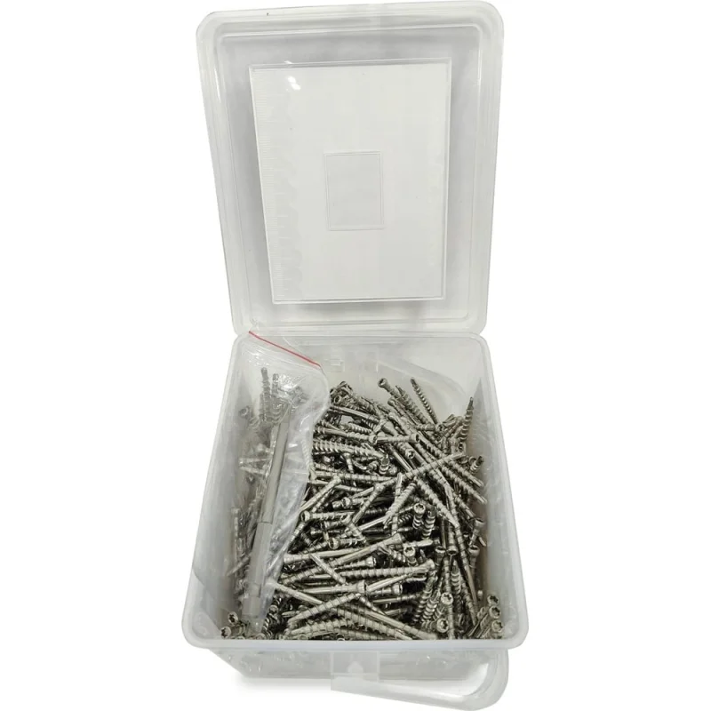 Π‘Π°ΠΌΠΎΡΠ΅Π·Ρ Camo Hidden Wood Screws A2 60 mm, 350 ΡΡ., Π΄Π»Ρ ΡΠΊΡΡΡΠΎΠ³ΠΎ ΠΌΠΎΠ½ΡΠ°ΠΆΠ° ΡΠ΅ΡΡΠ°Ρ ΠΈ ΡΠ°ΡΠ°Π΄ΠΎΠ² Ρ ΠΏΠΎΠΌΠΎΡΡΡ ΠΈΠ½ΡΡΡΡΠΌΠ΅Π½ΡΠ° Marksman Π°ΡΡ. 60350A2