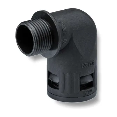 Муфта для гофрированных труб WEYER WQW-P21B/AD28.5 коннектор угловой, нар. PG21 WE1704700
