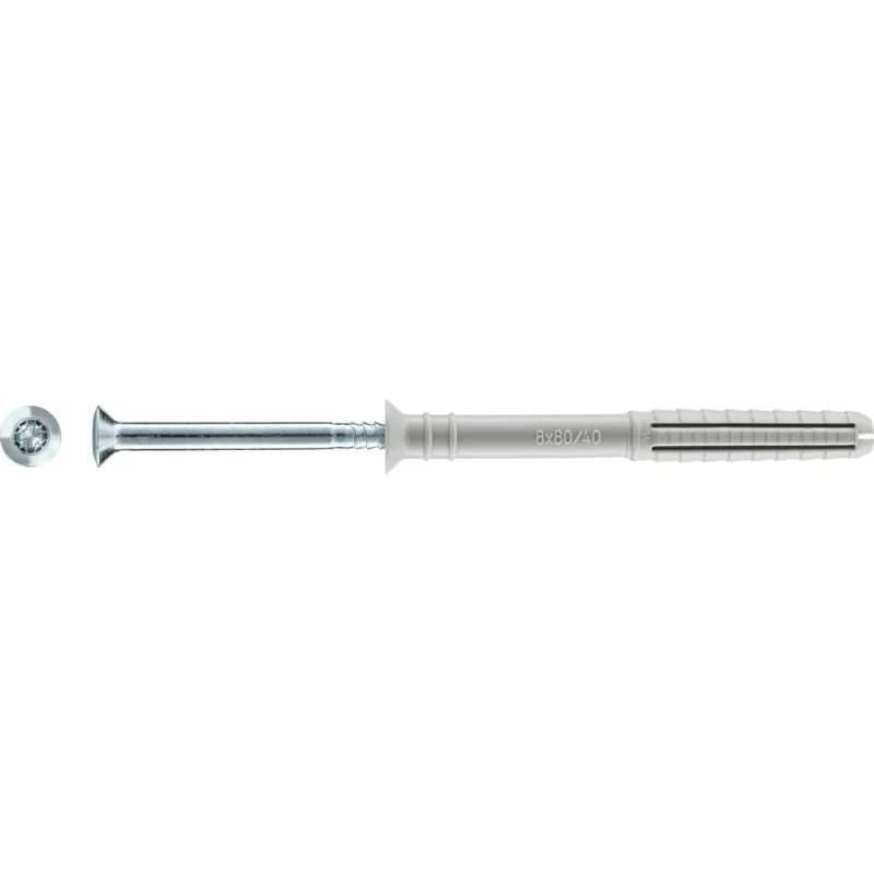 Дюбель-гвоздь Tecfi YZ потайн. 8x80, 30 шт. 147507