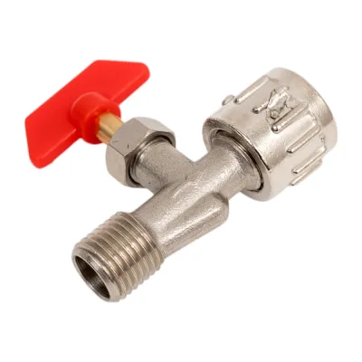 Краник SP022 резьба наружная с гайкой M1/4" х M1/4" BlackWeld 4401bw