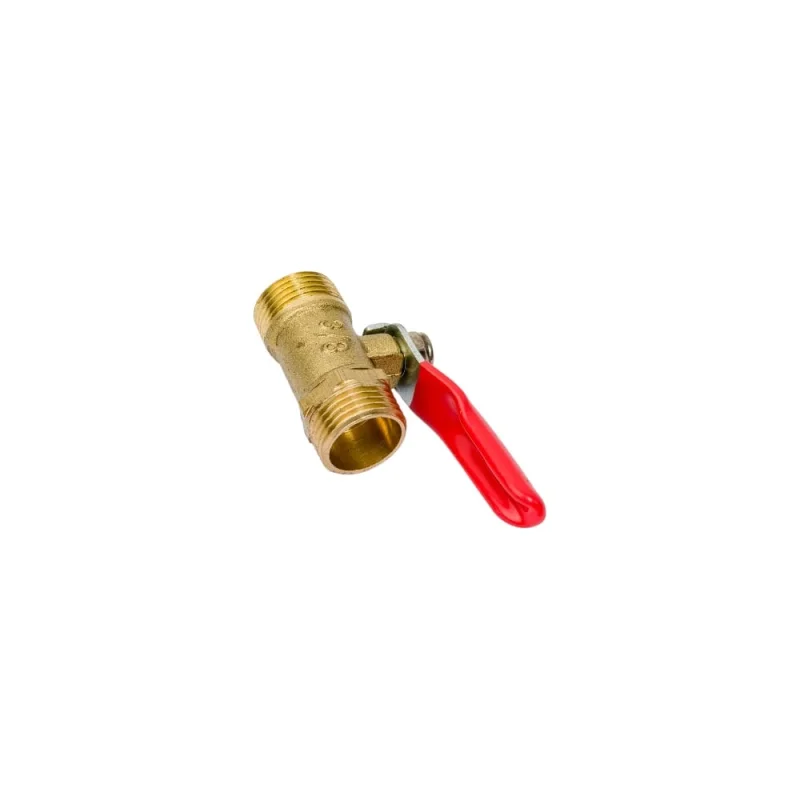 Краник шаровой латунный резьба наружная 3/8" BlackWeld 4415bw