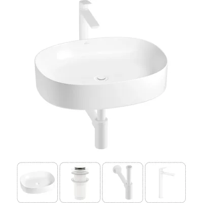 Набор Wellsee 4 в 1 Belle Spa 2.0 накладная раковина 55x45 см 33580 20212560R