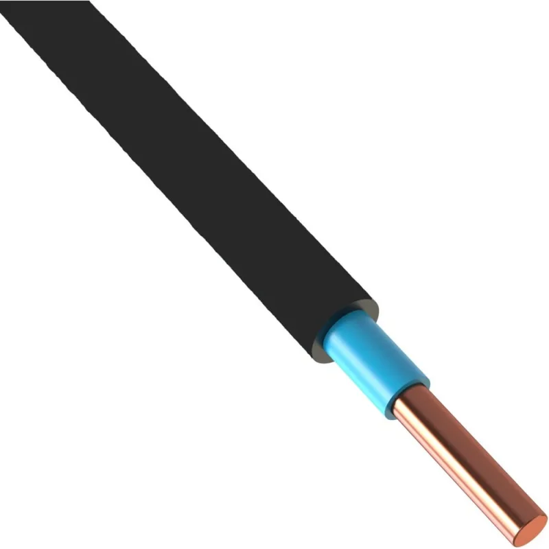 Кабель ELITRON ВВГнг(А)-LS 1х2,5 ОК Синий 0.66кВ 10м E241-10