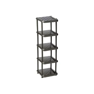 Полка в прихожую IDEA МАЛАЯ 5 секций графитовый М 2708 М 2708 Графитовый