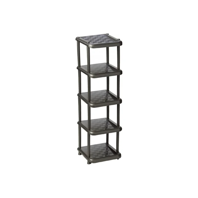 Полка в прихожую IDEA МАЛАЯ 5 секций графитовый М 2708 М 2708 Графитовый