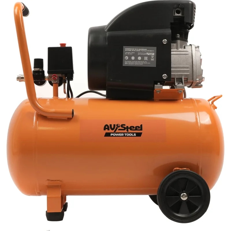 Компрессор AV Steel 50 л/8 бар/220 л AV-965111