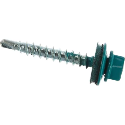 Саморез Доброга ШГК 4,8x29 RAL5021 Морская волна 350 шт. ТД-00013905