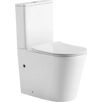 Унитаз напольный Iberica Blanca BURGOS MAXI белый, торнадо, тонкое сиденье дюропласт, soft close IB.BRM.124.1B1