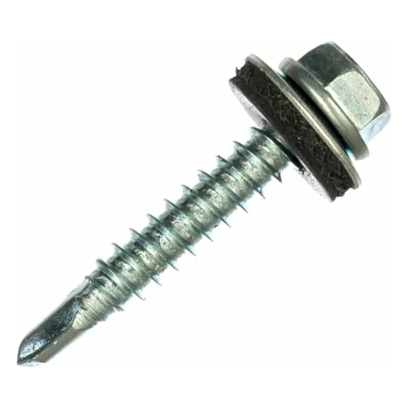 Саморез с шайбой EPDM BEFAST 5,5x19 наконечник сверло, 4000 шт. SSF550194000S