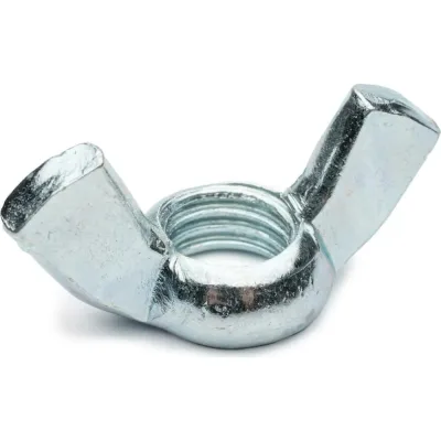 Гайка барашек BEFAST DIN 315, усиленная, цинк, М6, 10 шт. GSF0610S
