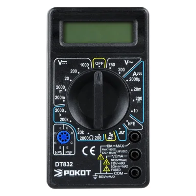 Цифровой мультиметр РОКОТ DT-832 660-015