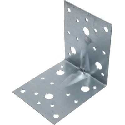 Усиленный уголок Bohrer оцинк., 100x100x80x1,5 мм KUU-100