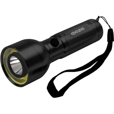 Ручной фонарь ФАZА AF6-L3W/L2W-bk 3Вт COB+2Вт LED 3хAAA (не в компл.) корпус: алюм. ближн./дальн. свет черн. 5044722