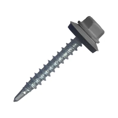 Кровельный саморез МЕТАЛЛСЕРВИС 4.8x35, RAL 7024, 200 шт. 1220569