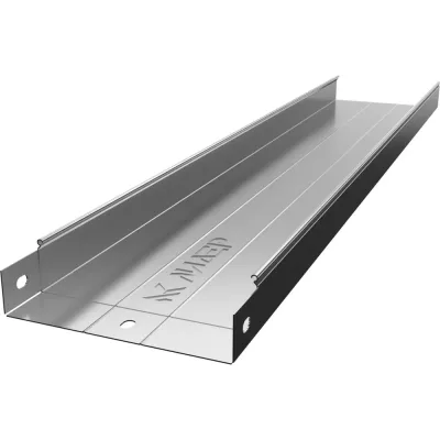 Лоток неперфорированный замковый оцинкованный CABLIDERTRAYS ЛМЗ-150х50-0,7-3000