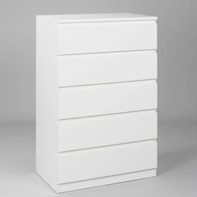 Комод Гуд ЛАКК МАЛЬТА 5 ящиков, 80x48x121 см, белый 2.05.02.090.1