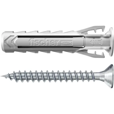 Дюбель с шурупом Fischer SX PLUS 6X30 S K NV 4.5 x 40 блистер 567827