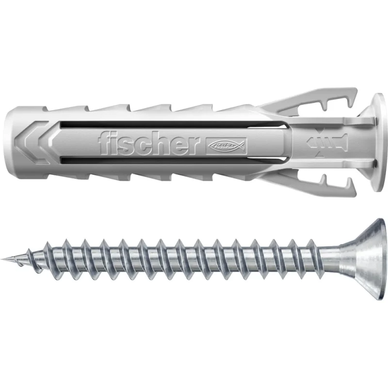 Дюбель с шурупом Fischer SX PLUS 6X30 S K NV 4.5 x 40 блистер 567827