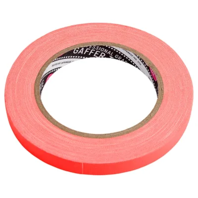 Клейкая лента TrueGaff DGTAPE - Гаффа тейп 12мм/23м - Оранжевый TrueGAFF12/25/FL-O