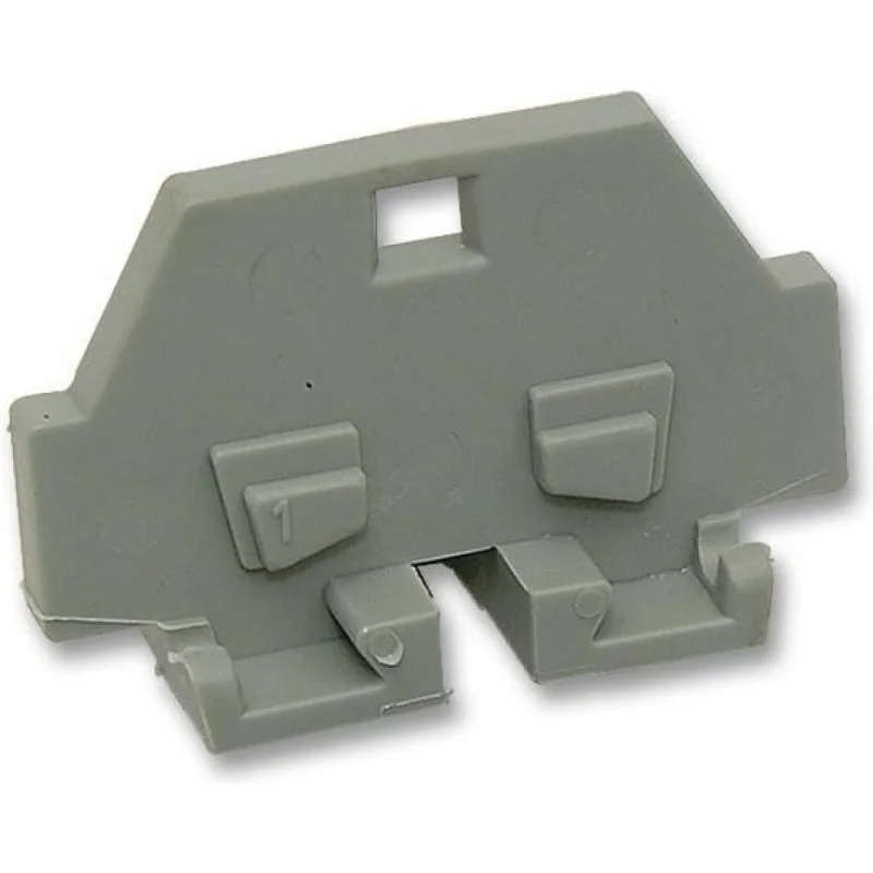 Торцевая крышка UPUN UJ2-2.5G для клемм UJ5-2,5, цвет: серый, 10 шт. erp859415-1