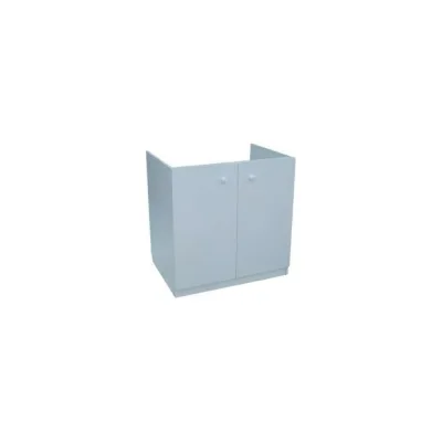 Тумба под мойку Melodia della vita 60x60 белая две двери 30974