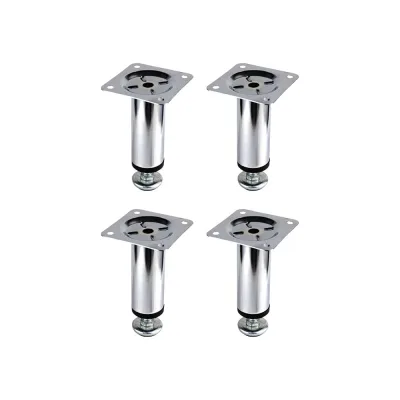 Опора Mebax 30мм, 100-115мм, хром, комплект 4 шт. 00-00002628
