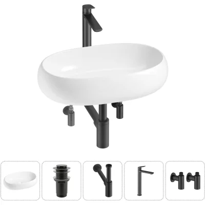 ΠΠΎΠΌΠΏΠ»Π΅ΠΊΡ Wellsee 5 Π² 1 Lavinia Boho Bathroom Sink Π½Π°ΠΊΠ»Π°Π΄Π½Π°Ρ ΡΠ°ΠΊΠΎΠ²ΠΈΠ½Π° 56x33 ΡΠΌ 20215092R