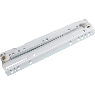 Роликовые направляющие Локри 350 мм, белые, 2 шт. EDS003-L 350 MM WHIT
