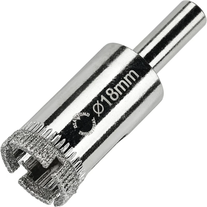 Коронка алмазная по керамике, плитке и стеклу 18 мм Diamond Industrial DIDCBC018