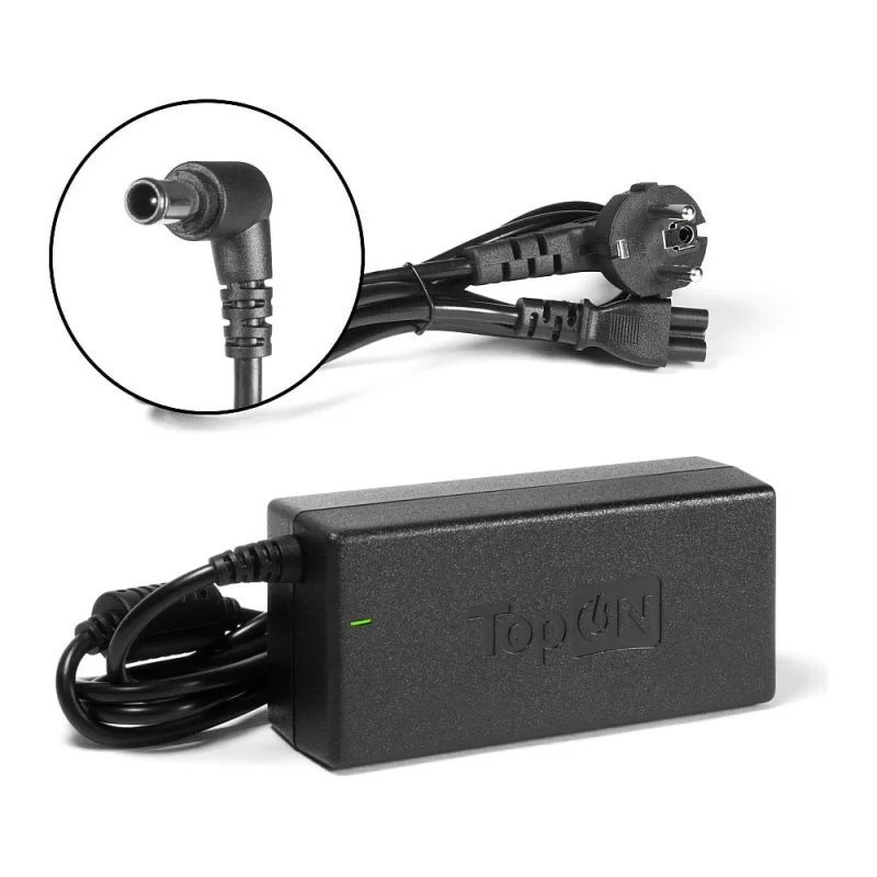 Блок питания TopOn для Sony 19.5V 3.3A (6.0x4.4) 65W VGP-AC19V78 TOP-SY04