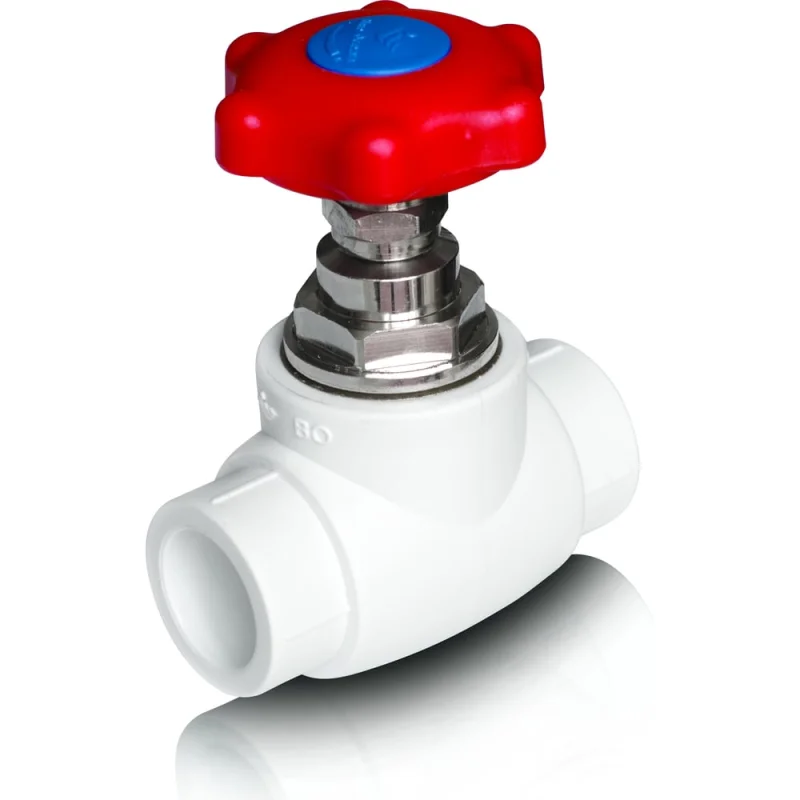Полнопроходной вентильный кран Blue Ocean полипропиленовый - 32 PPRF/PPR-GV(W)-32