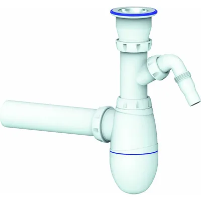 Сифон Unicorn B310V 1 1/2х40 с носиком, с трубой 40х40 533275