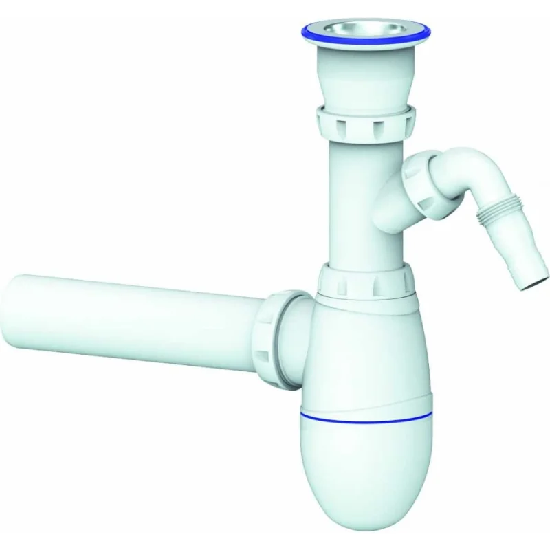 Сифон Unicorn B310V 1 1/2х40 с носиком, с трубой 40х40 533275