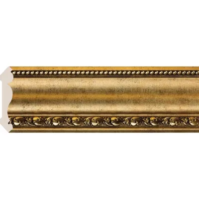 Карниз Cosca Decor 154-552 интерьерный багет, 107 мм, античное золото СПБ016628