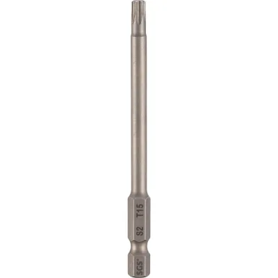 Бита SGS TORX TR T15Hх110мм S2 2шт 63110-TT15-2