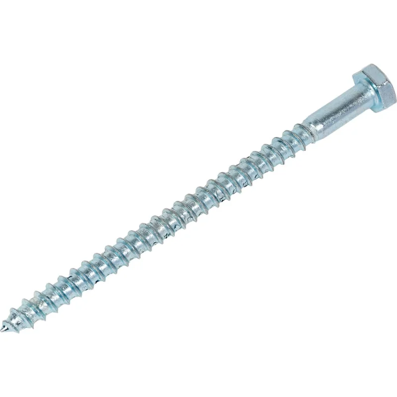Шуруп для крепления лаг и реек STEELREX цинк 8x120 мм, коробка 25 шт. 0127008120B300002516