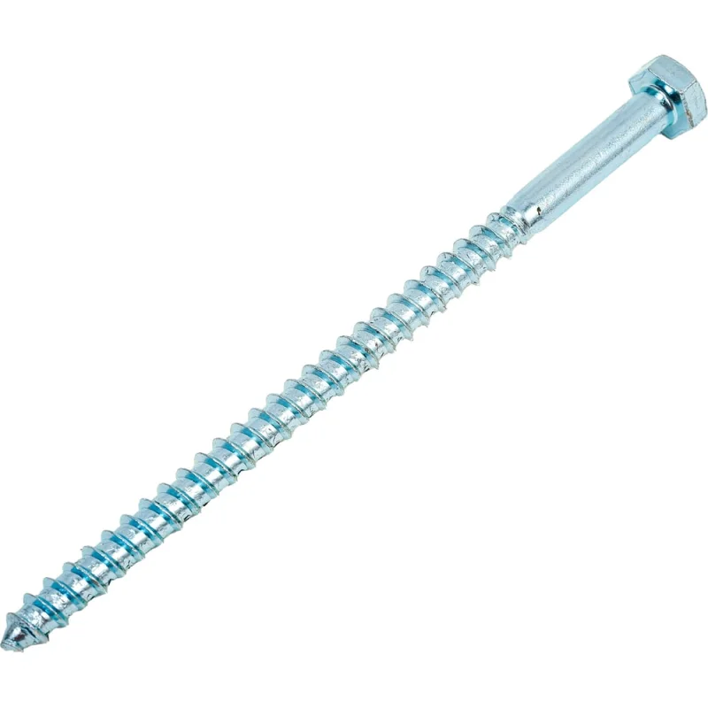 Шуруп для крепления лаг и реек STEELREX цинк 8x140 мм, коробка 25 шт. 0127008140B300002516